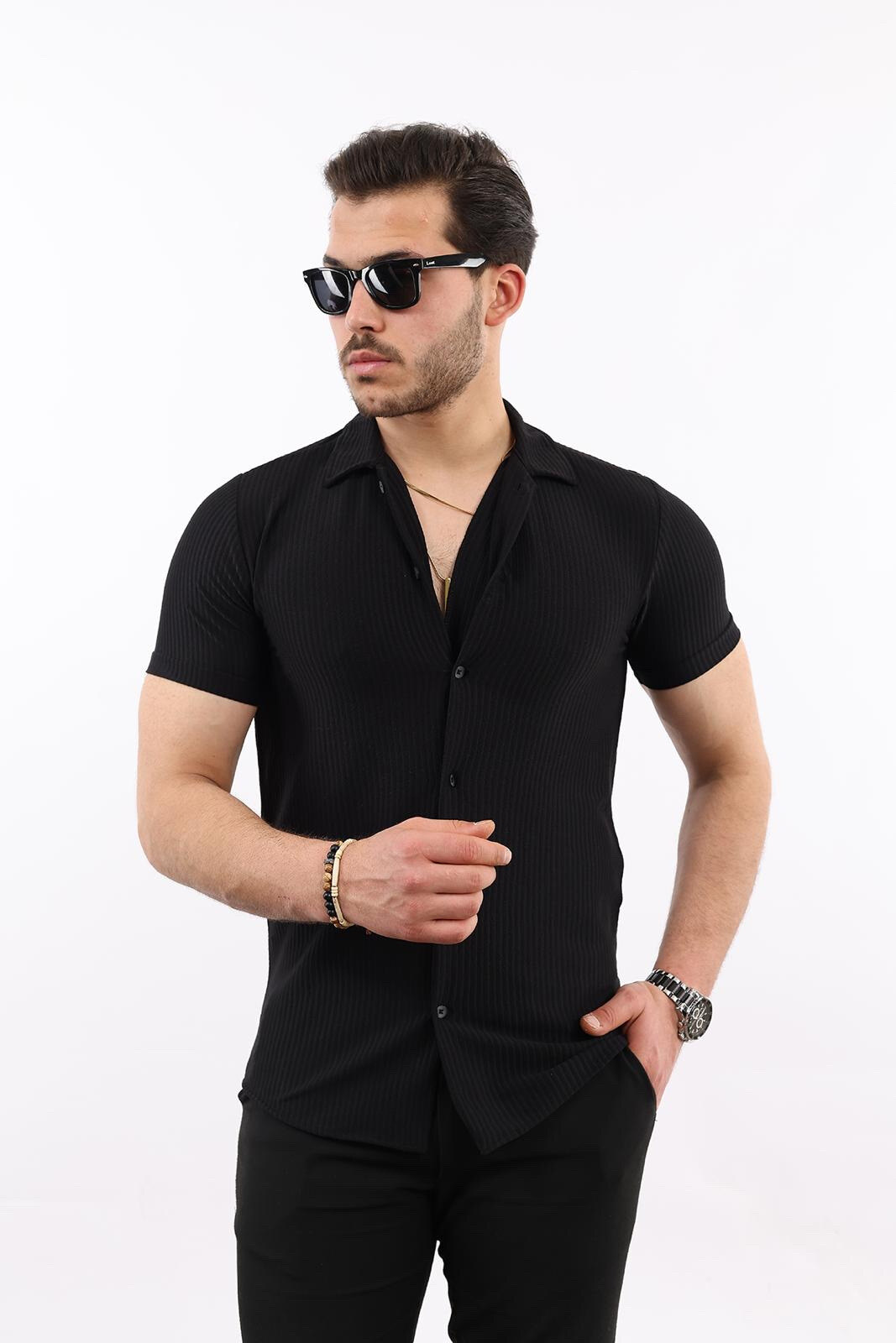 Wholesaler Mentex Homme - Summer Chic Textured Shirt