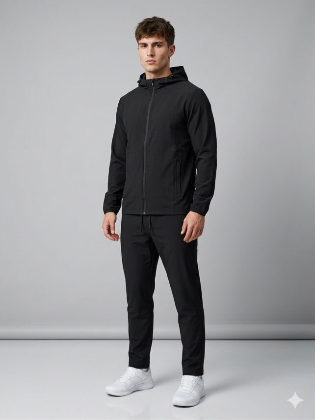 Grossista Mentex Homme - Completo uomo tinta unita, performance sportiva, unione di comfort termico e design