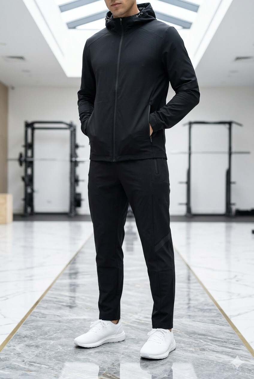 Grossista Mentex Homme - Completo uomo tinta unita, performance sportiva, unione di comfort termico e design