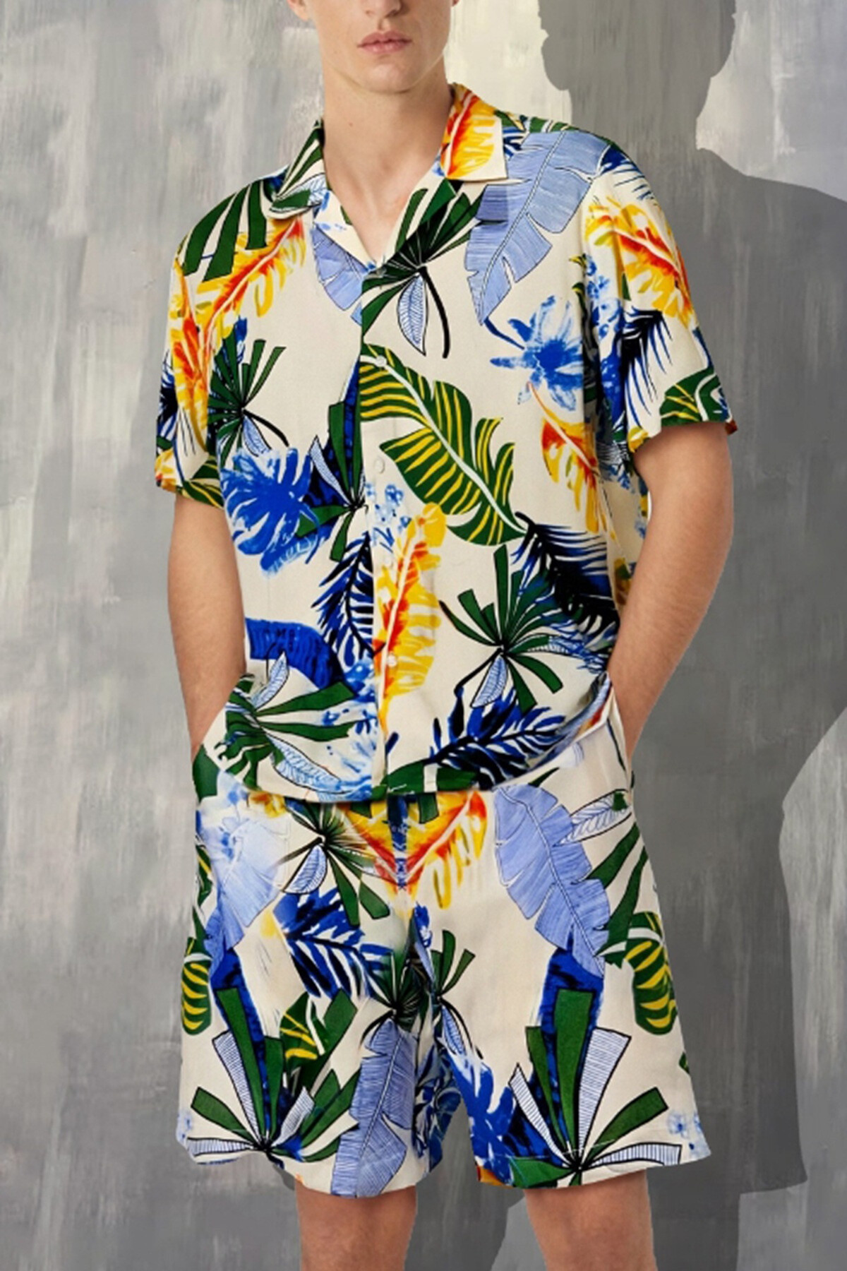 Wholesaler Mentex Homme - Sets one man shirt and shorts