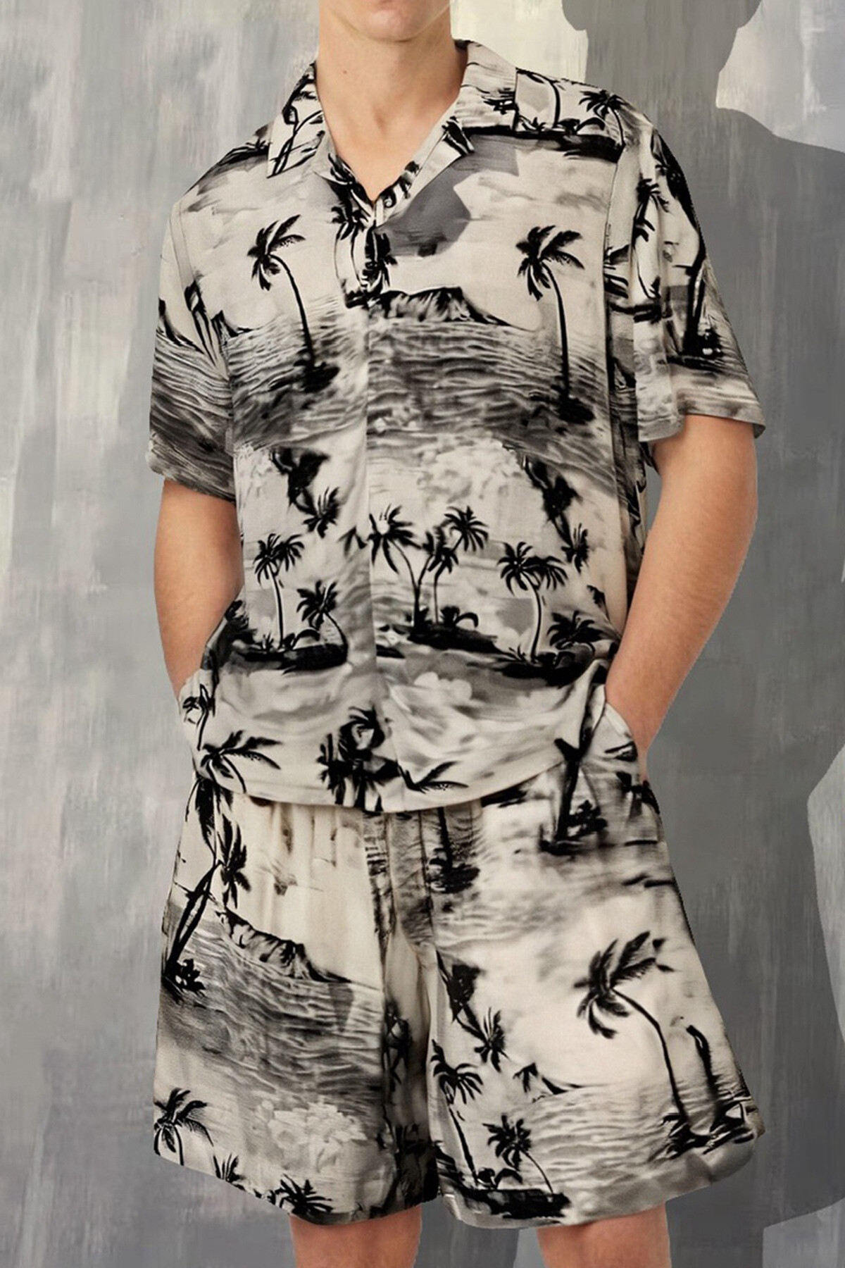 Wholesaler Mentex Homme - Sets one man shirt and shorts