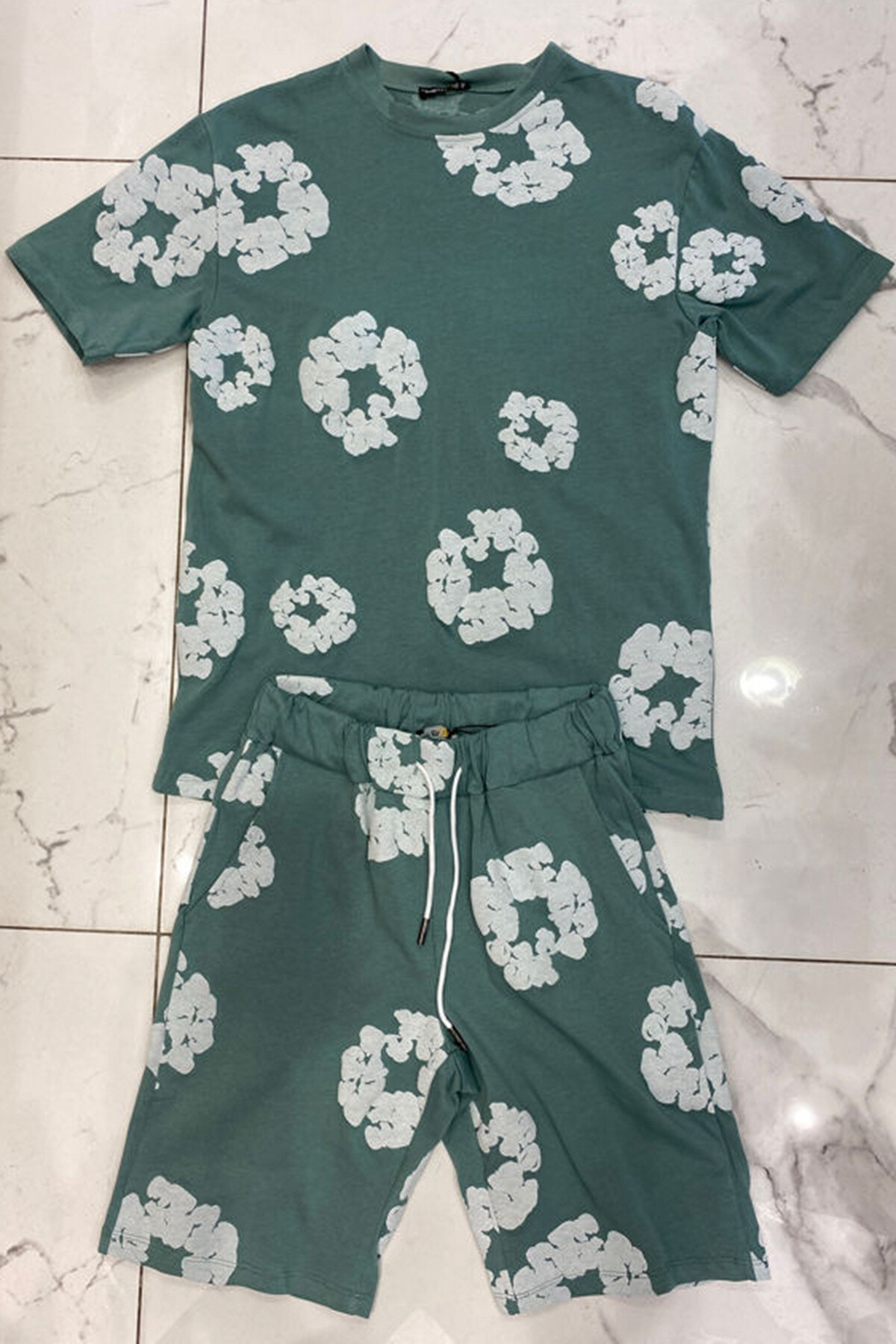 Mayorista Mentex Homme - Camisetas y hombre de la costa con patrón de flores y pantalones cortos