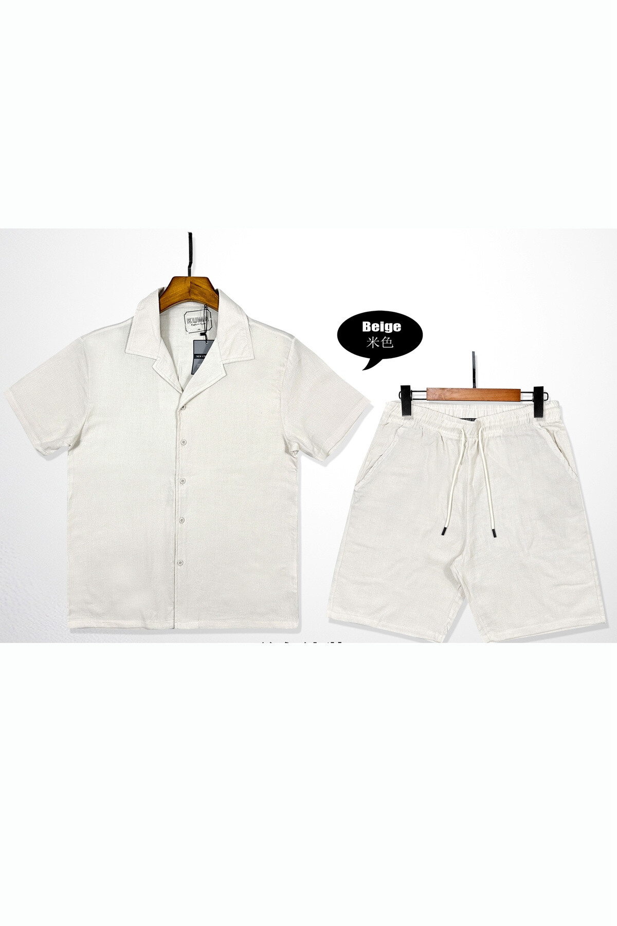 Wholesaler Mentex Homme - Sets one man shirt and shorts
