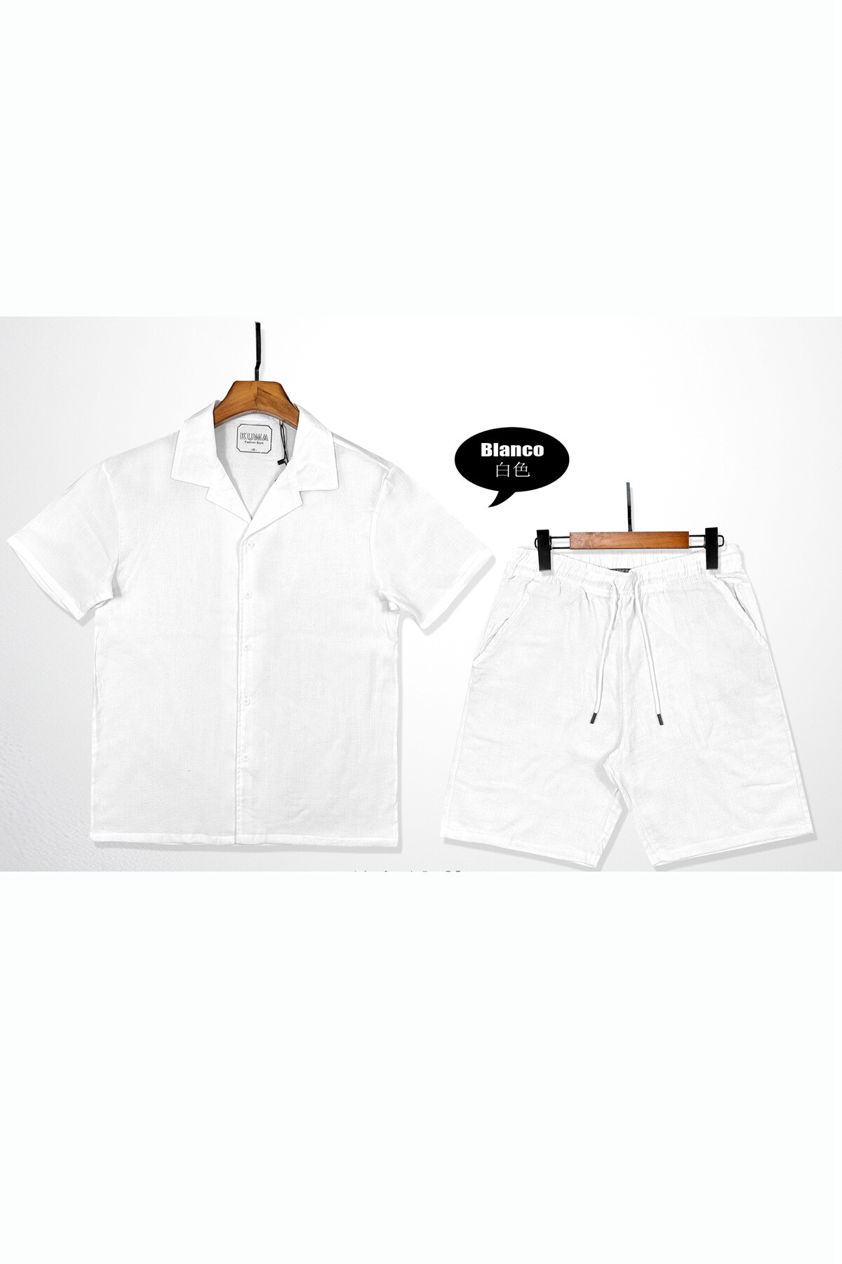 Grossista Mentex Homme - Set uomo camicia e pantaloncini