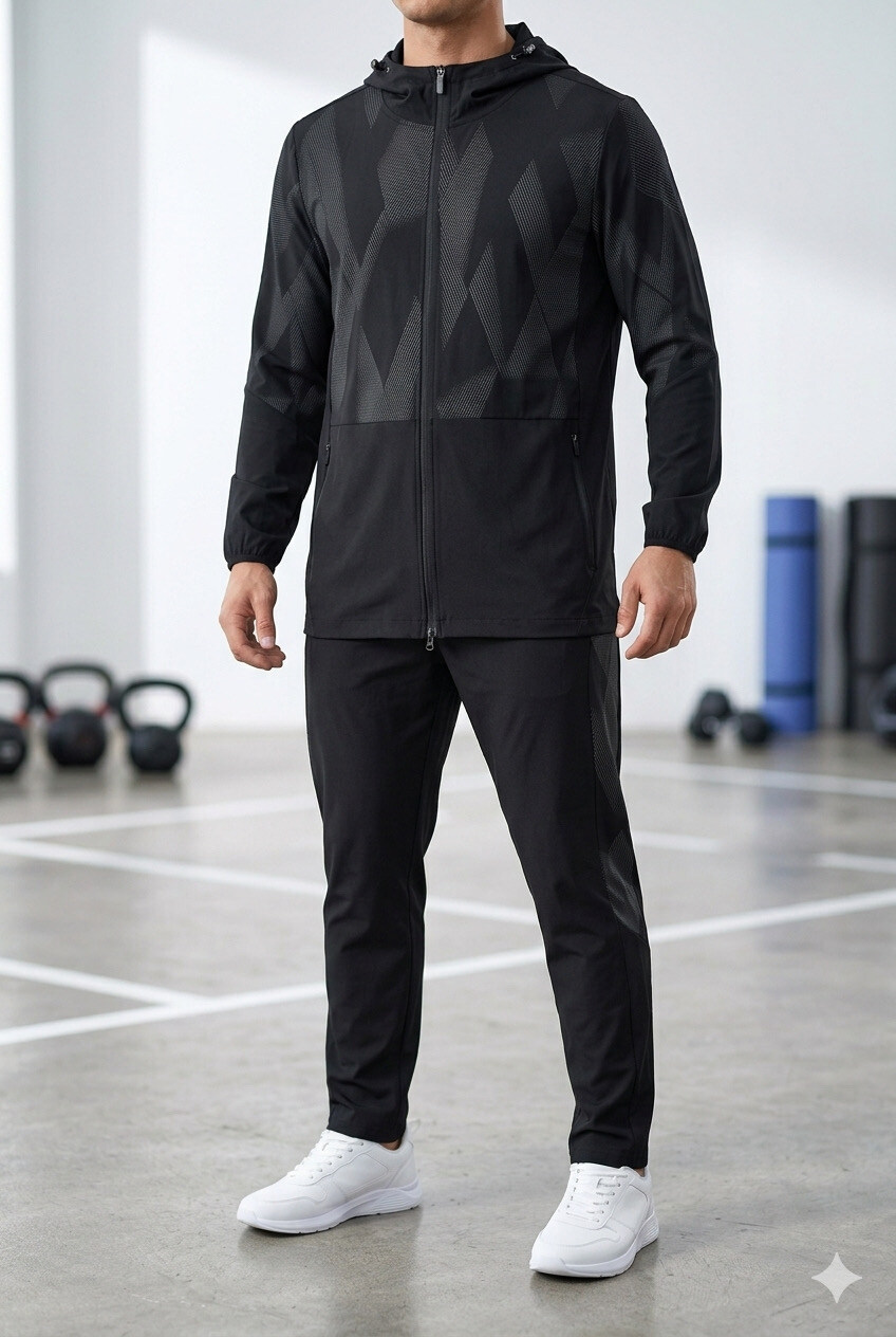 Grossista Mentex Homme - Completo uomo tinta unita, performance sportiva, unione di comfort termico e design