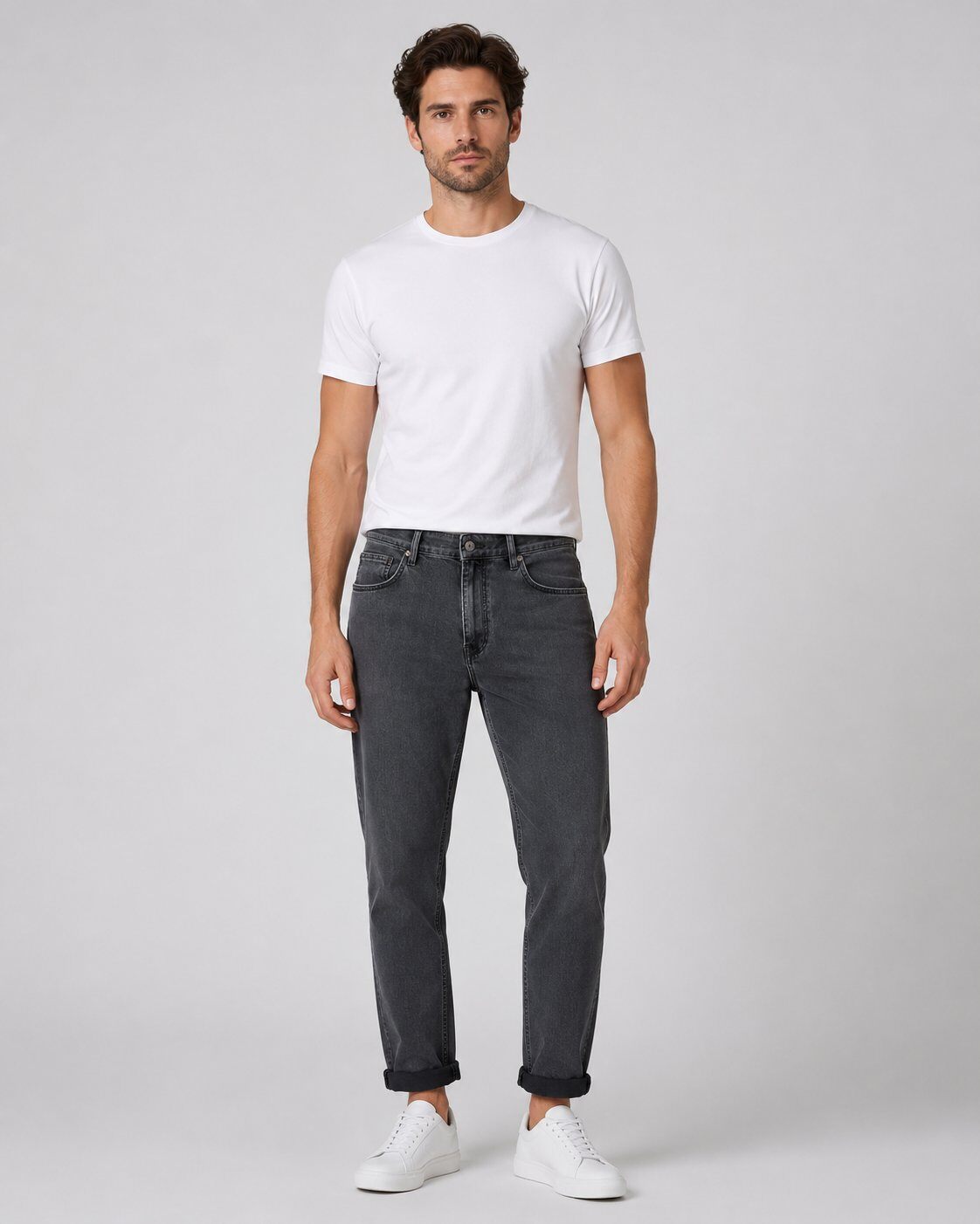 Mayorista Mentex Homme - Jeans Modernos Gris Oscuro