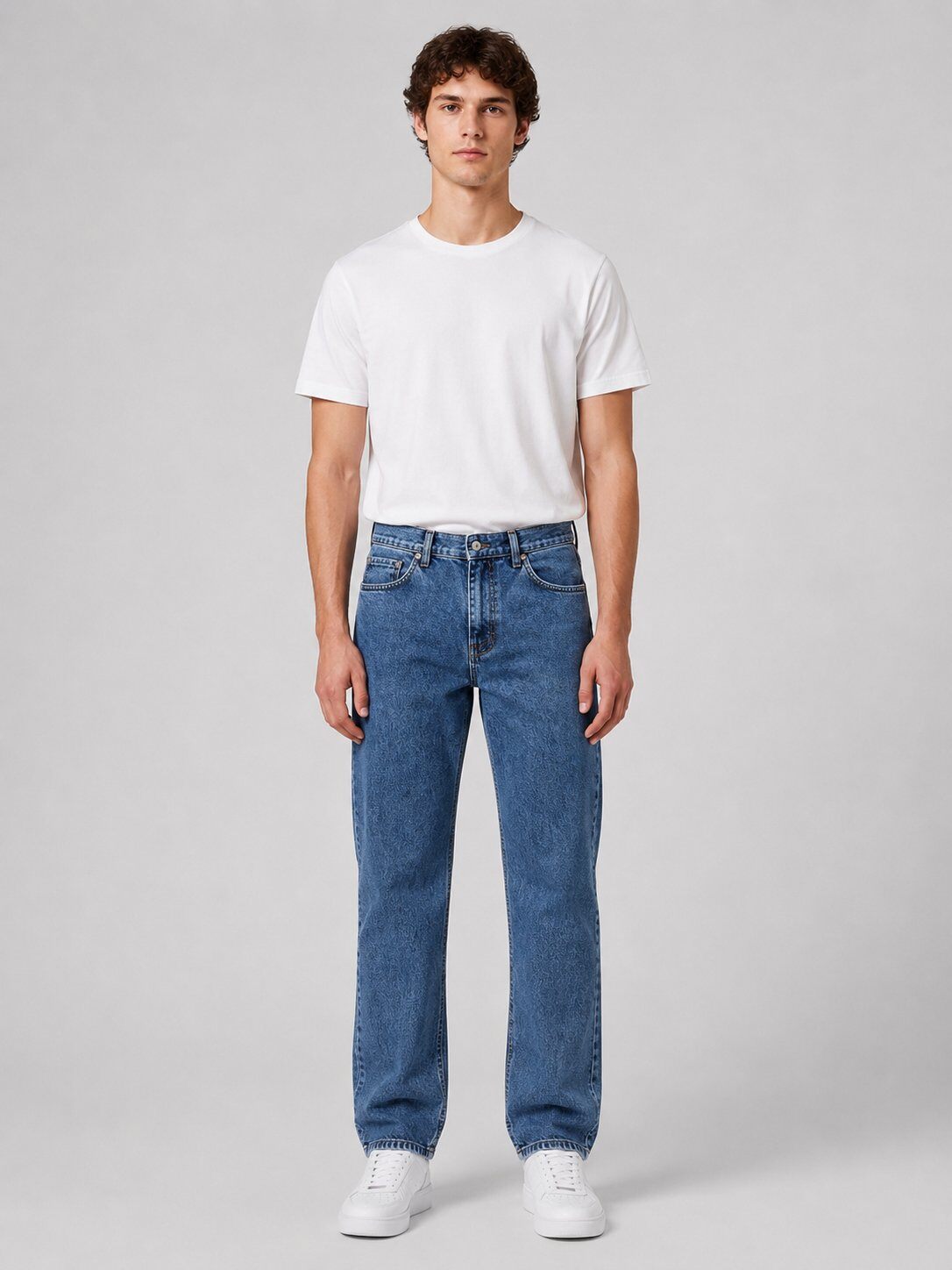 Grossista Mentex Homme - Jeans Dritti Blu Classici