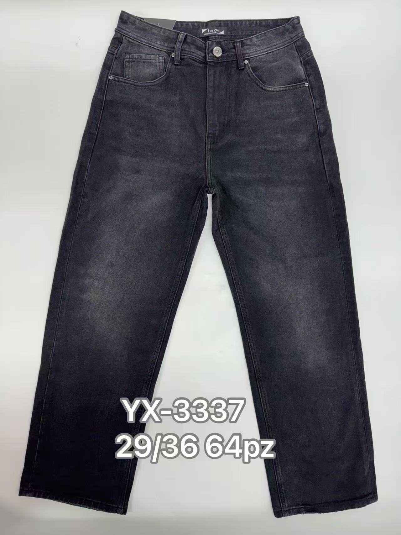 Grossiste Mentex Homme - Jean homme somple noir BAGGY
