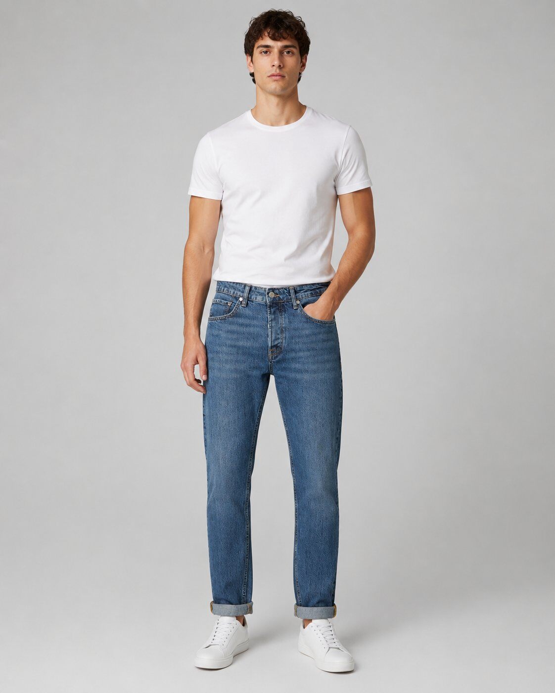 Großhändler Mentex Homme - Klassische Blaue Jeans für Jeden Tag