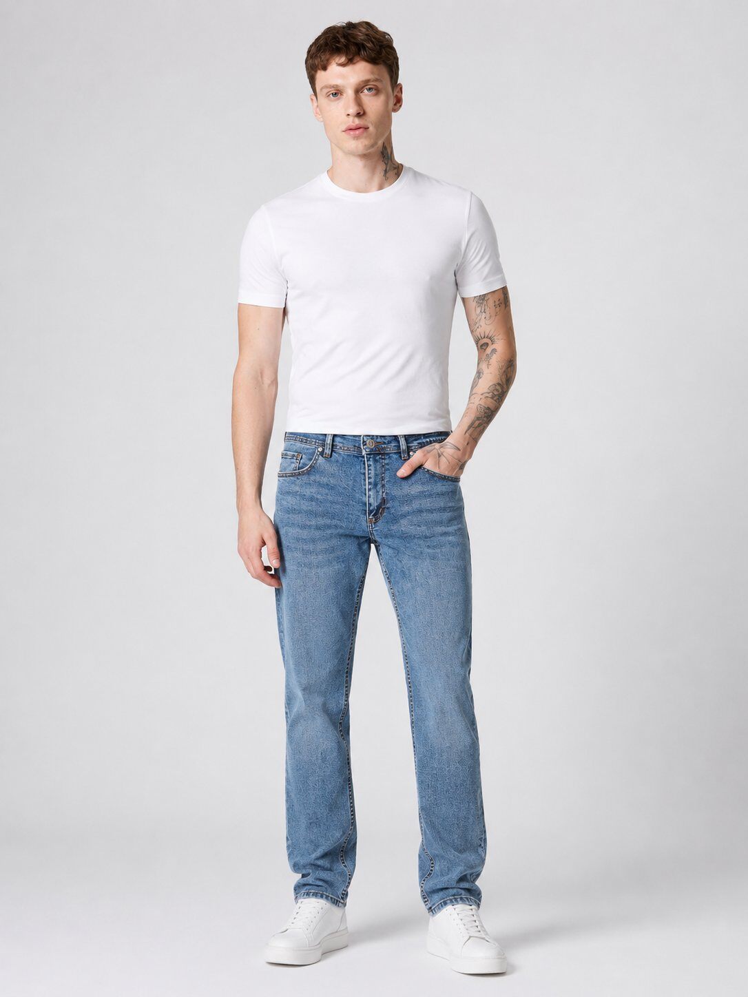 Grossista Mentex Homme - Jeans Blu Regular