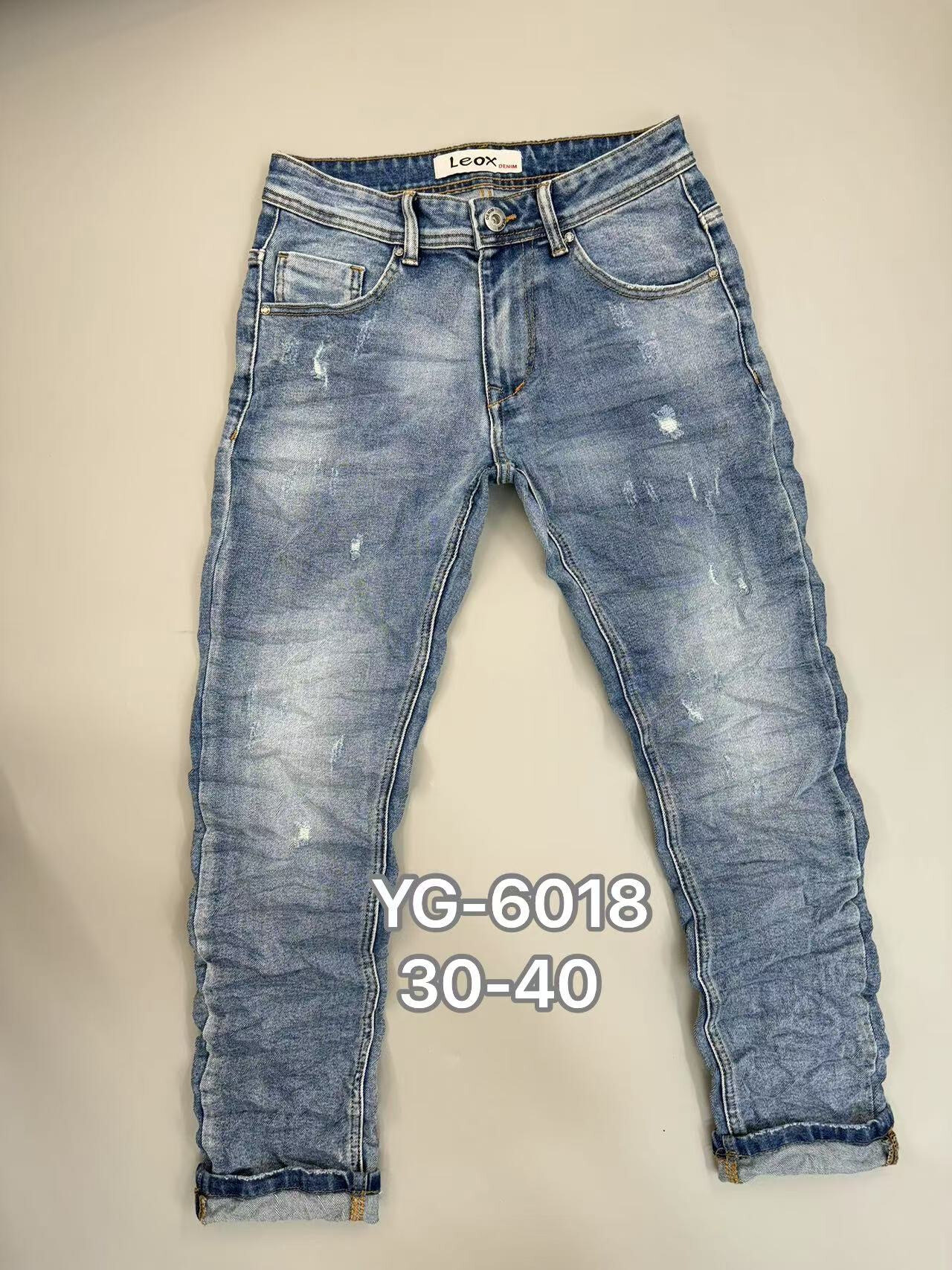 Wholesaler Mentex Homme - Men's Slim Fit Faded Blue Jeans