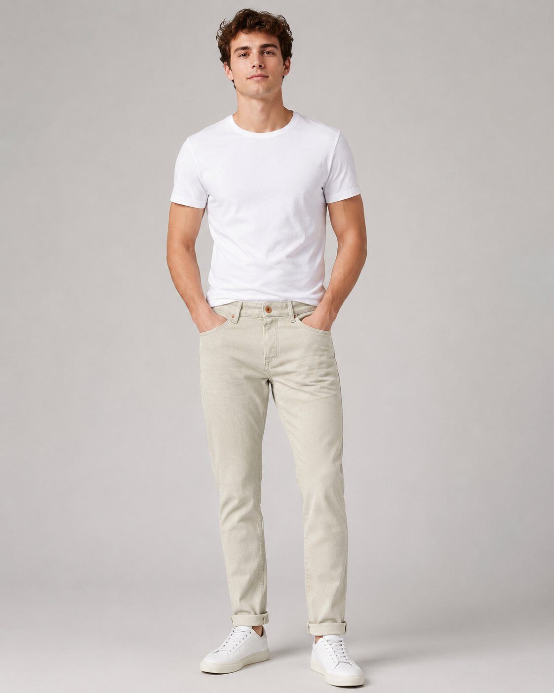 Wholesaler Mentex Homme - Beige Elegance Fit Trousers