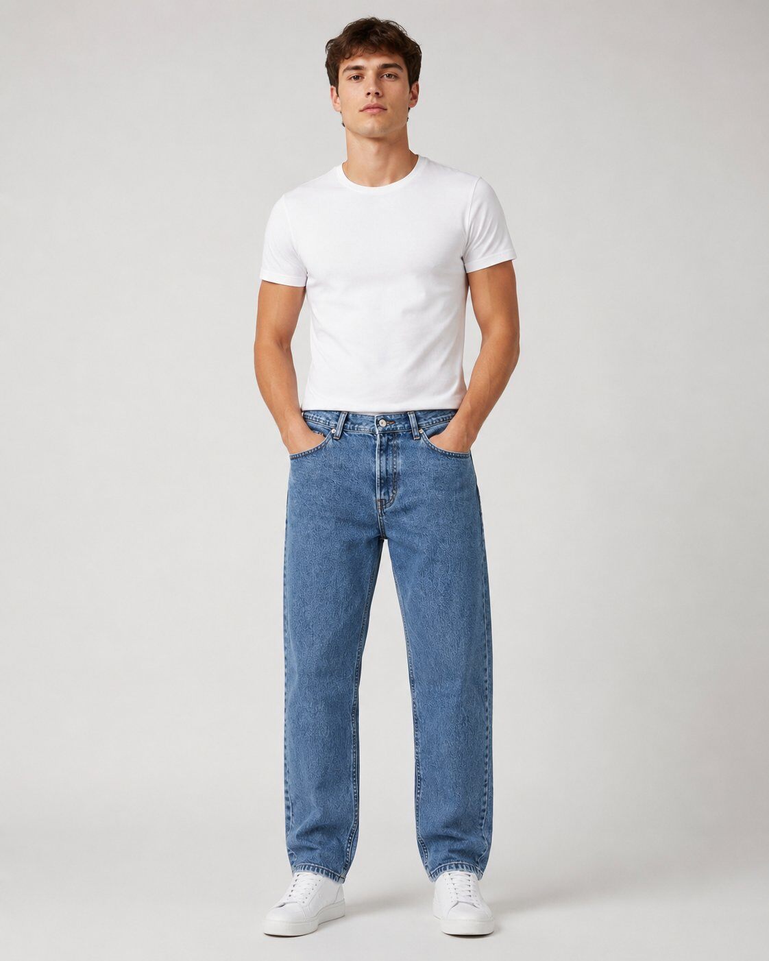 Grossista Mentex Homme - Jeans Blu Classici Dritti