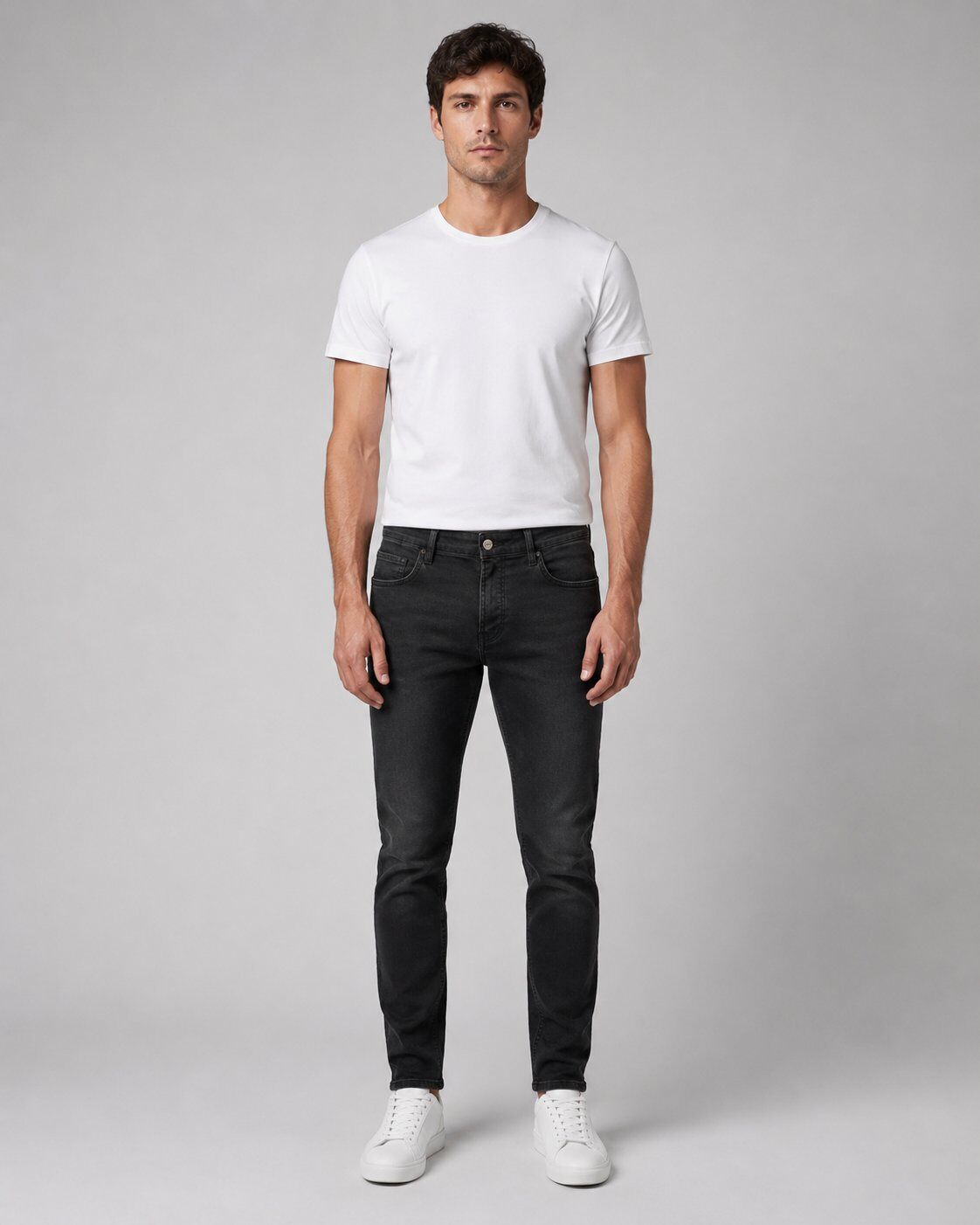 Grossista Mentex Homme - Jeans Slim Neri