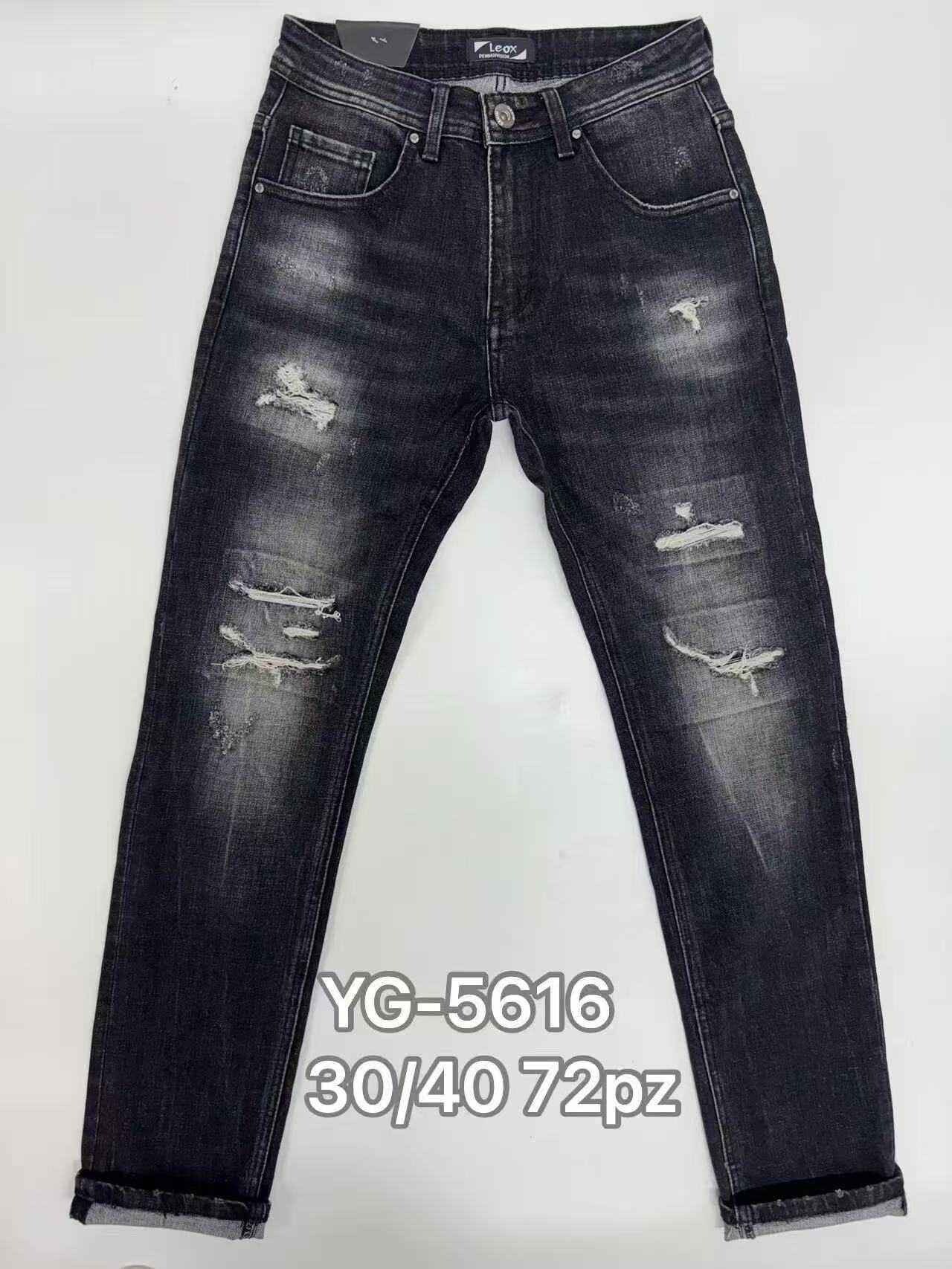 Grossiste Mentex Homme - Jean homme simple noir REGULAR FIT