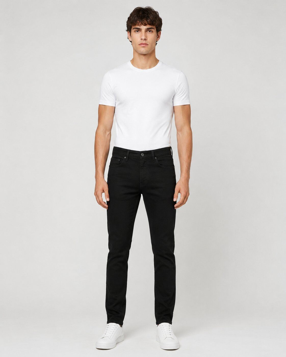 Großhändler Mentex Homme - Klassische Schwarze Jeans