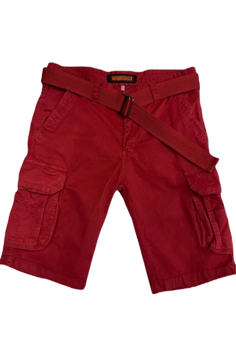 Großhändler Mentex Homme - Effen cargoshort voor heren