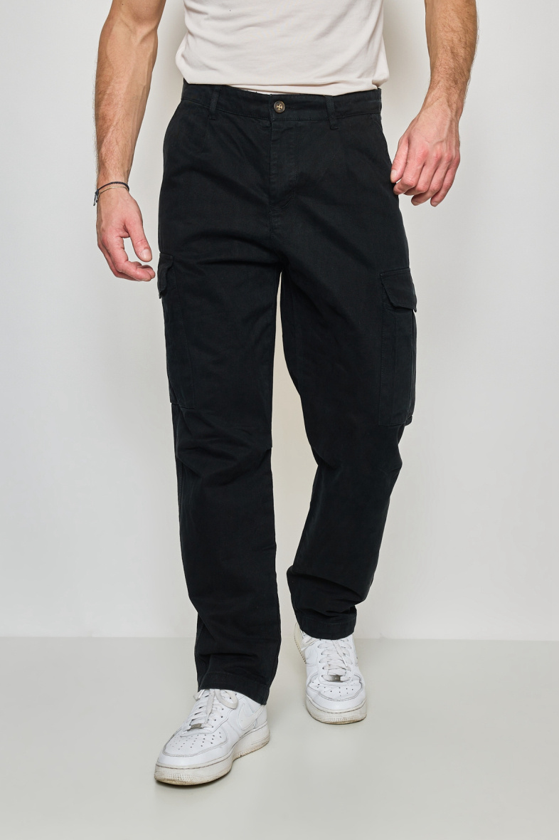 Wholesaler Mentex Homme - MEN'S BAGGY PLAIN CARGO PANTS