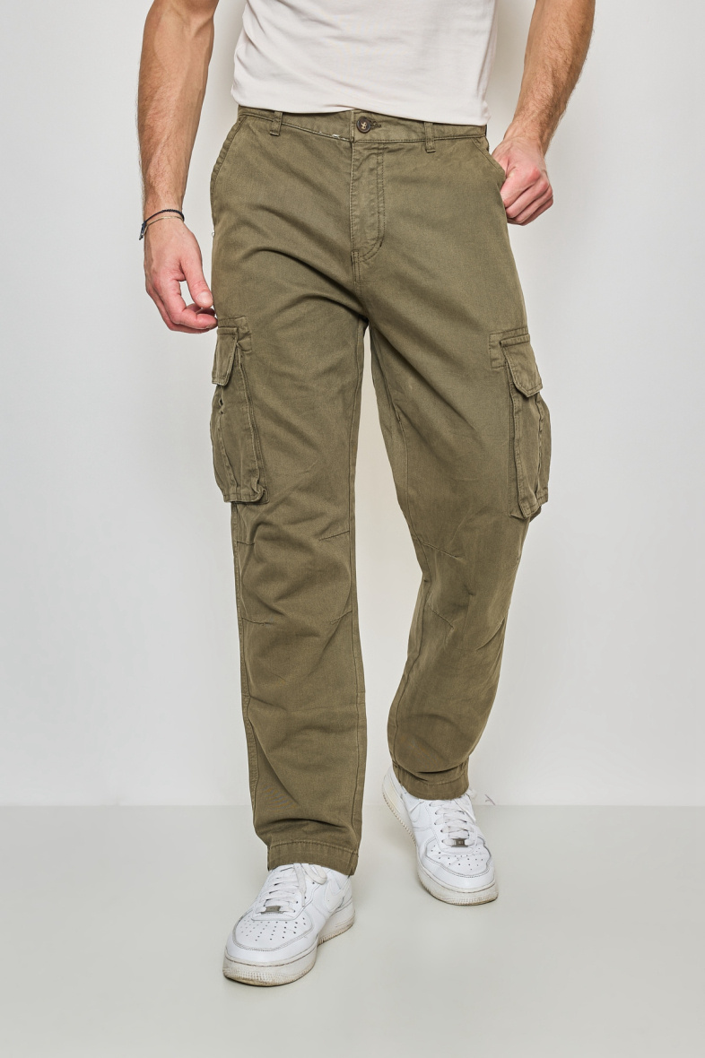 Wholesaler Mentex Homme - MEN'S BAGGY PLAIN CARGO PANTS