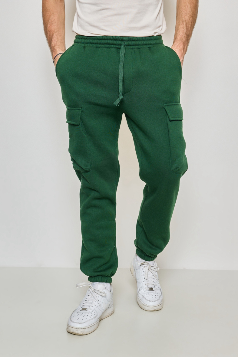 Großhändler Mentex Homme - Cargo-Jogginghose für Herren aus fester Baumwolle mit Kordelzug