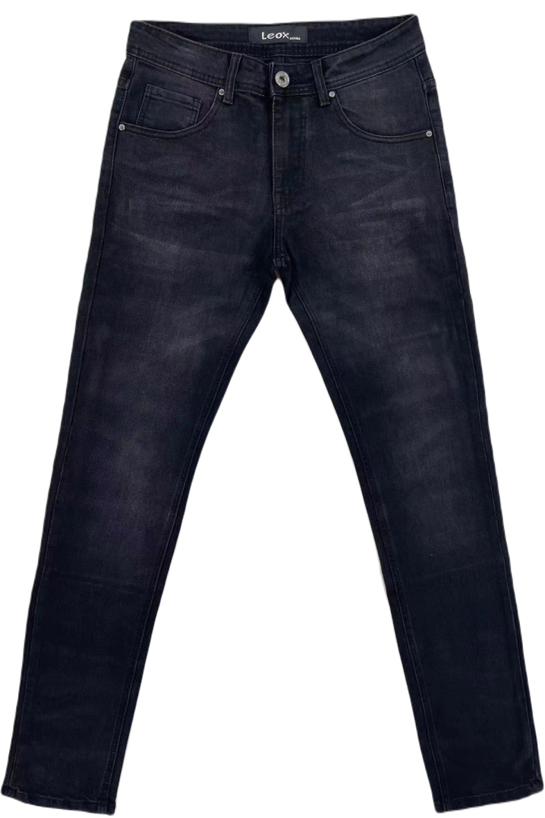 Wholesaler Mentex Homme - Men's slim blue jeans with faded effect