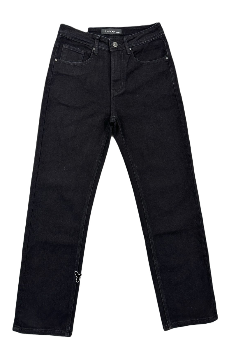 Grossiste Mentex Homme - Jean homme noir uni slim simple