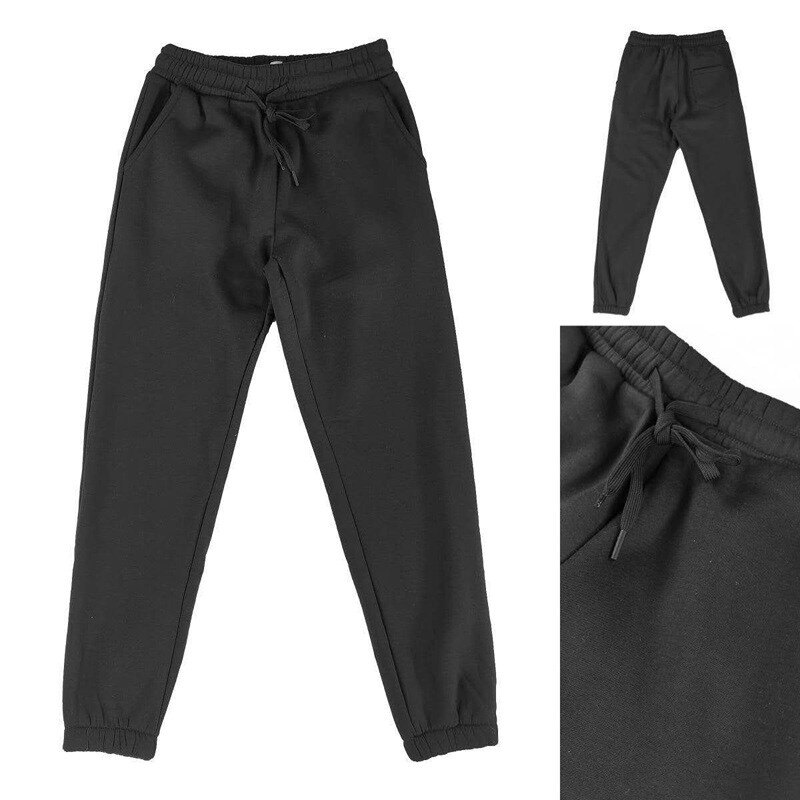 Wholesaler Mentex Homme - Men's solid jogger pants with drawstring at the waist and ankles
