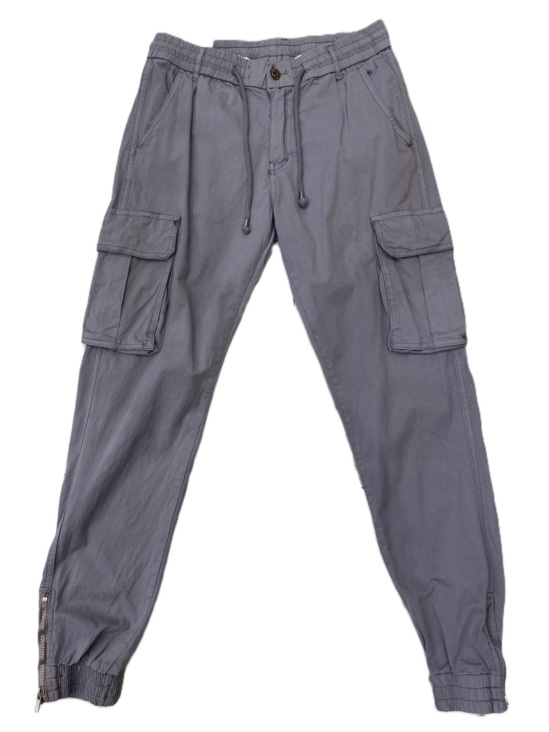Großhändler Mentex Homme - Schlichte Cargohosen mit Taschen und knöchelender Anspannung