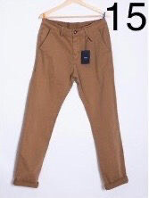 Grossiste Mentex Homme - Pantalon chinos coupe regular simple uni