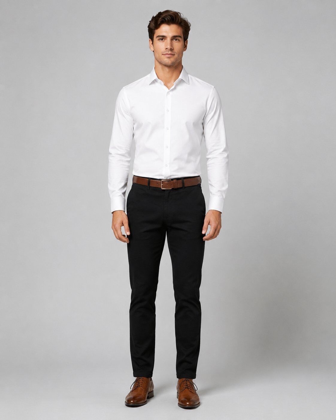 Grossista Mentex Homme - Pantaloni Neri Slim Eleganti