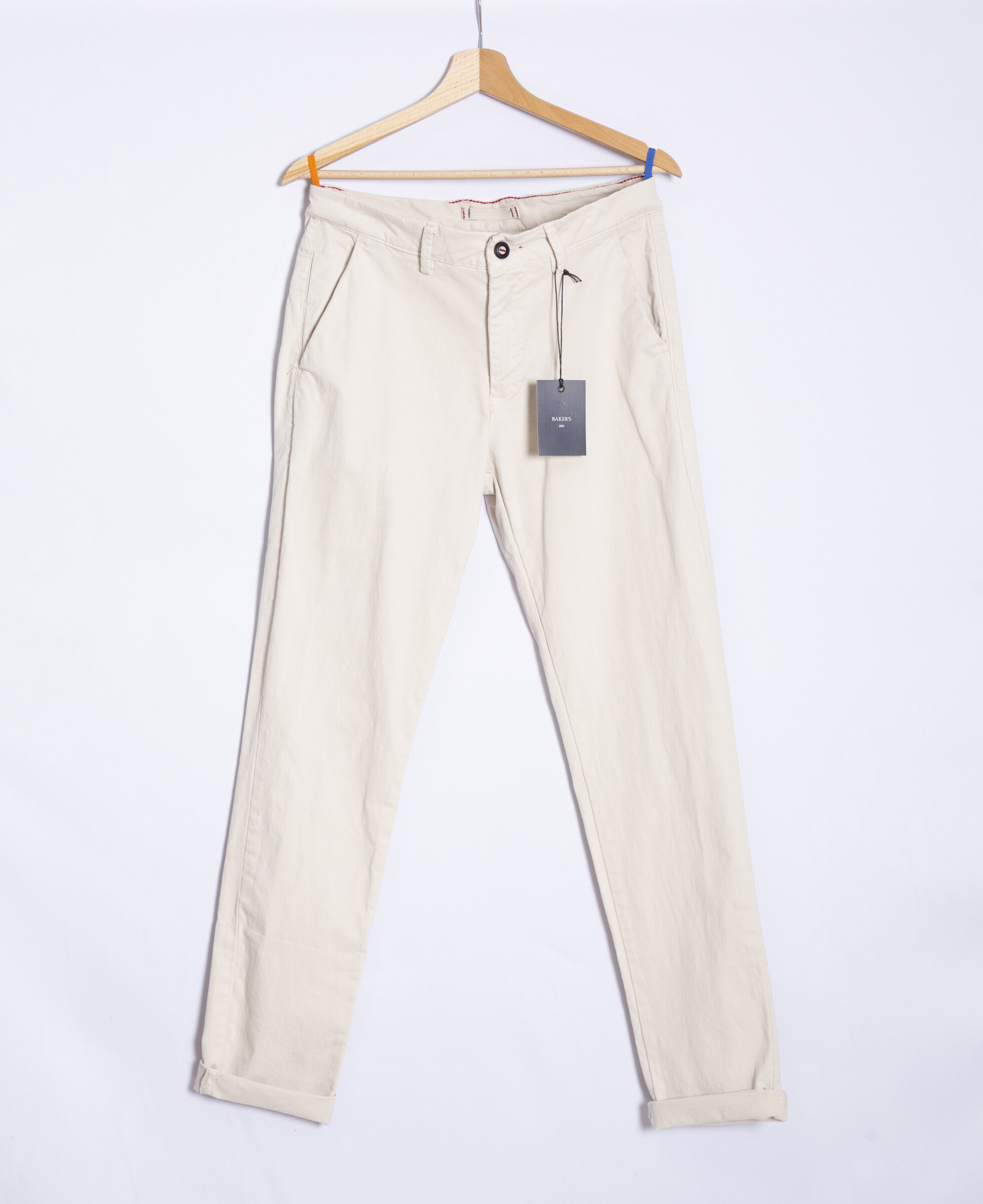 Grossiste Mentex Homme - Pantalon chinos coupe regular simple uni
