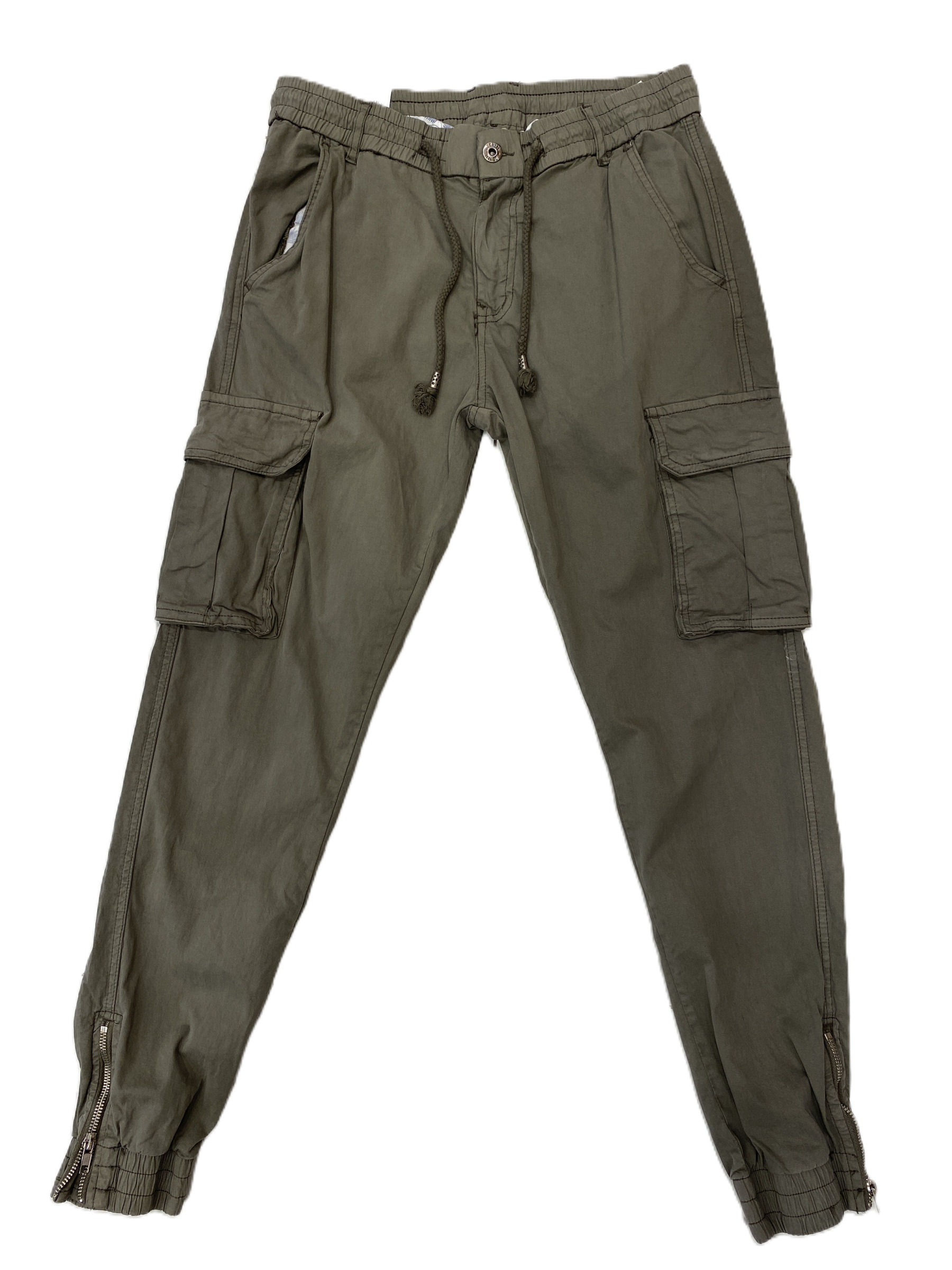 Großhändler Mentex Homme - Schlichte Cargohosen mit Taschen und knöchelender Anspannung