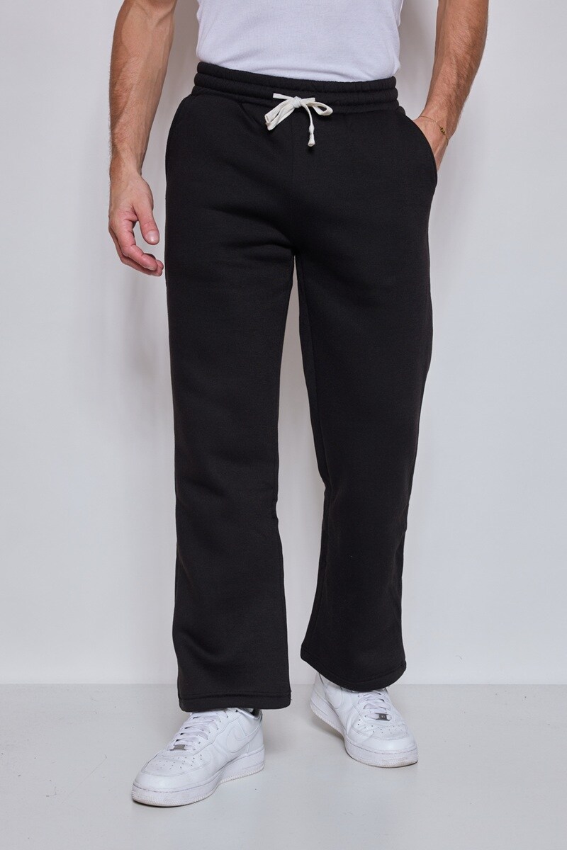 Wholesaler Mentex Homme - Men's plain jogger pants with drawstring waist