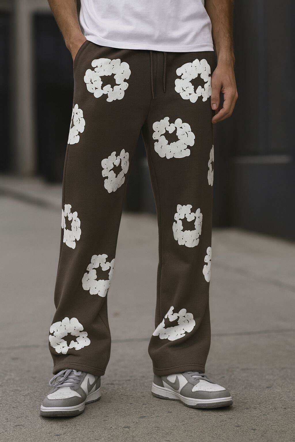 Wholesaler Mentex Homme - Men's All-Over Graphic Print Joggers