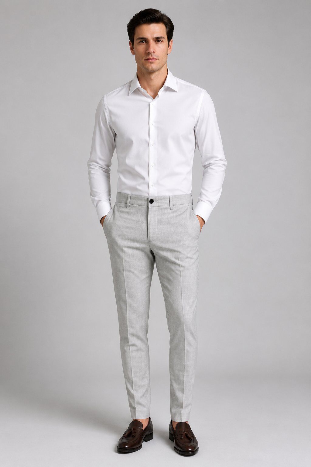 Großhändler Mentex Homme - Elegante Schmal geschnittene Hose