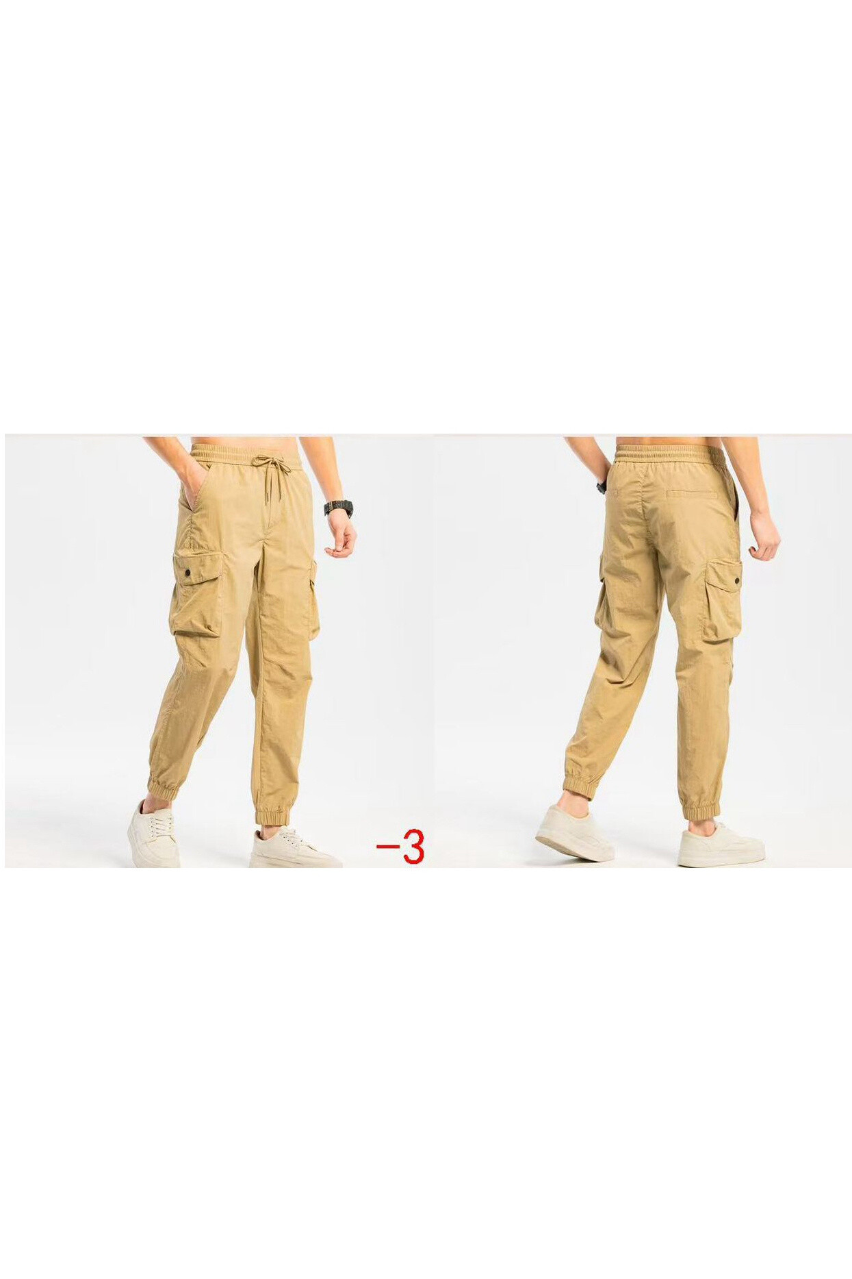 Grossiste Mentex Homme - PANTALON CARGO HOMME JOGGING UNI SIMPLE