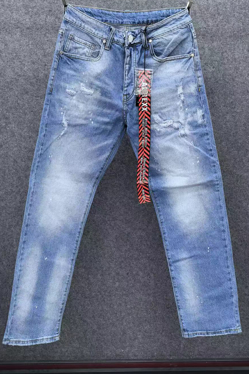 Wholesaler Mentex Homme - Wasted dilled man's jeans pants