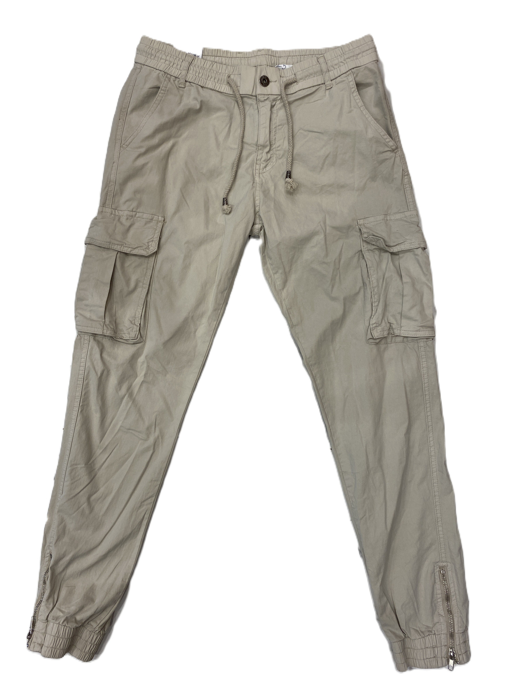 Großhändler Mentex Homme - Schlichte Cargohosen mit Taschen und knöchelender Anspannung