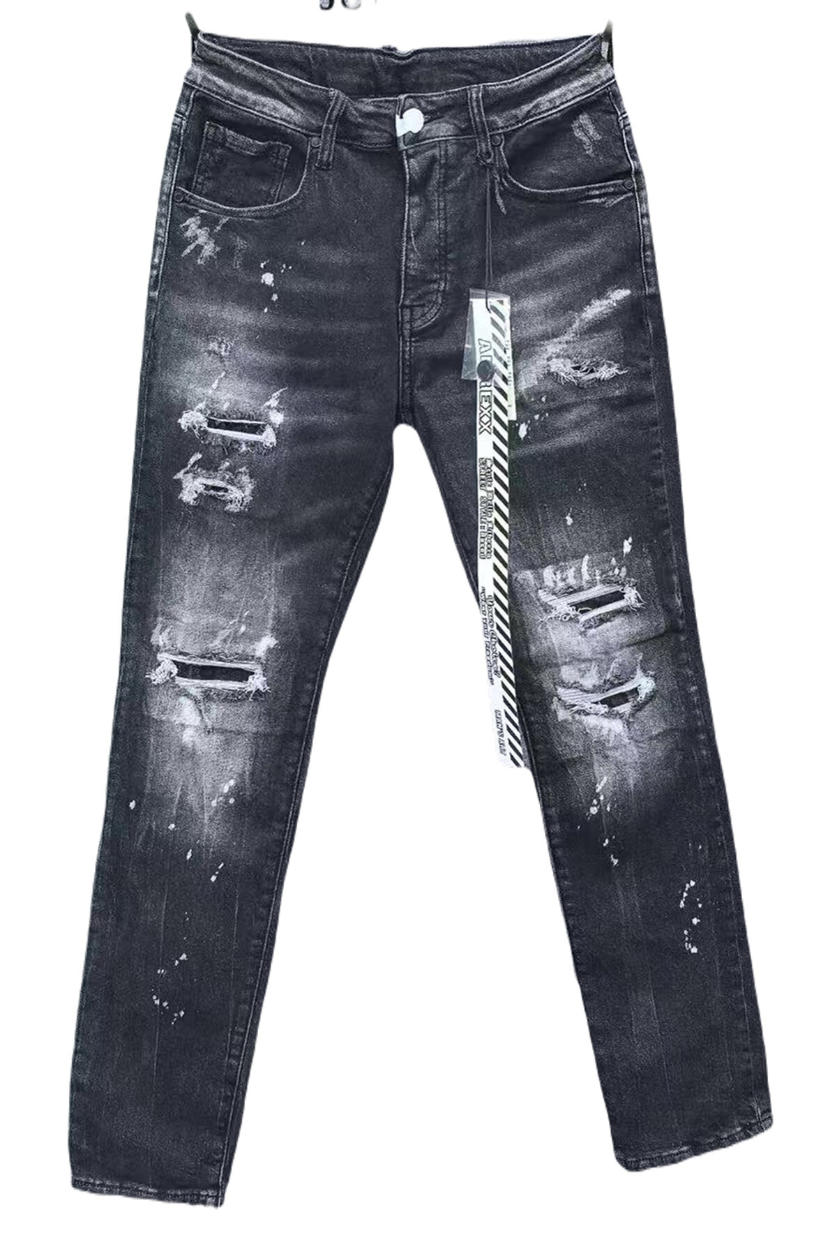Wholesaler Mentex Homme - Wasted dilled man's jeans pants