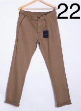 Grossiste Mentex Homme - Pantalon chinos coupe regular simple uni