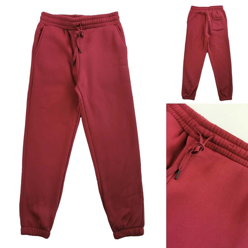 Wholesaler Mentex Homme - Men's solid jogger pants with drawstring at the waist and ankles