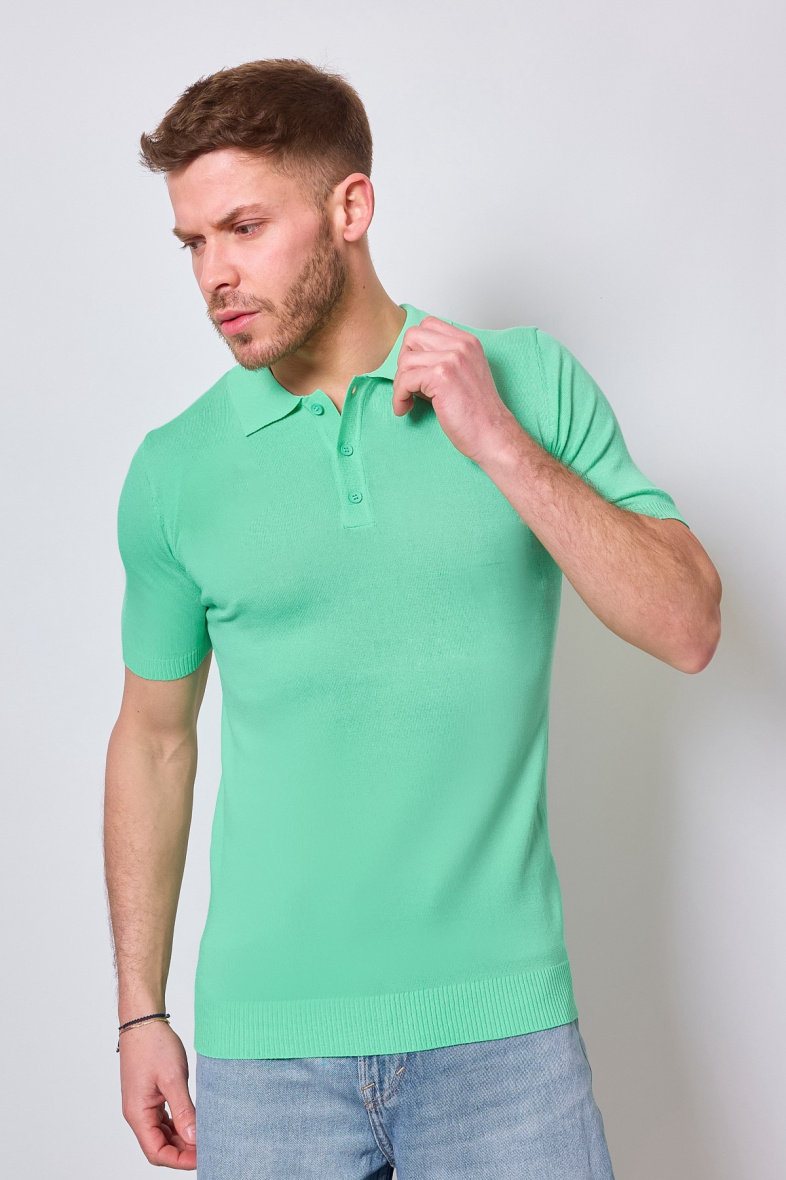 Wholesaler Mentex Homme - MEN’S PLAIN SHORT-SLEEVED POLO SHIRT