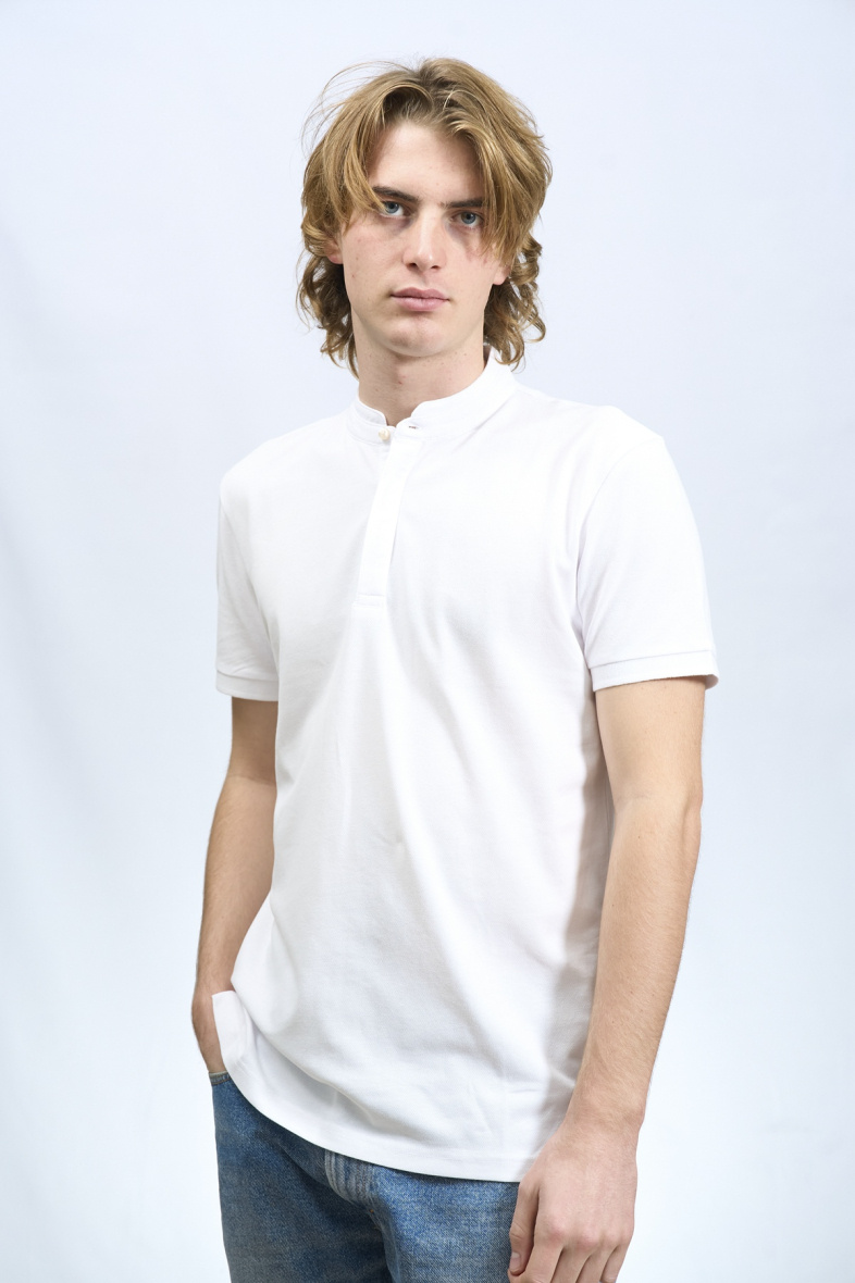 Grossista Mentex Homme - POLO UNI COL MAO UOMO