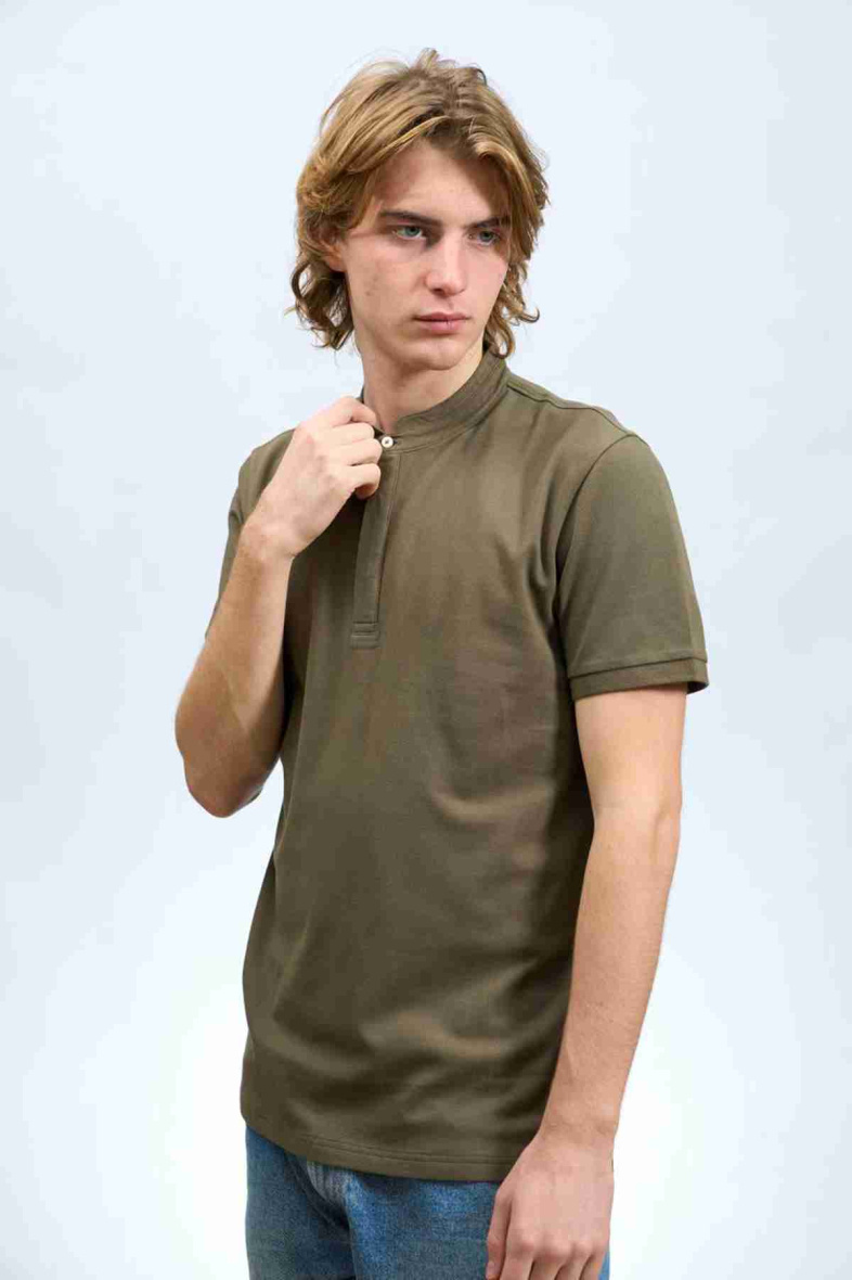 Grossista Mentex Homme - POLO UNI COL MAO UOMO