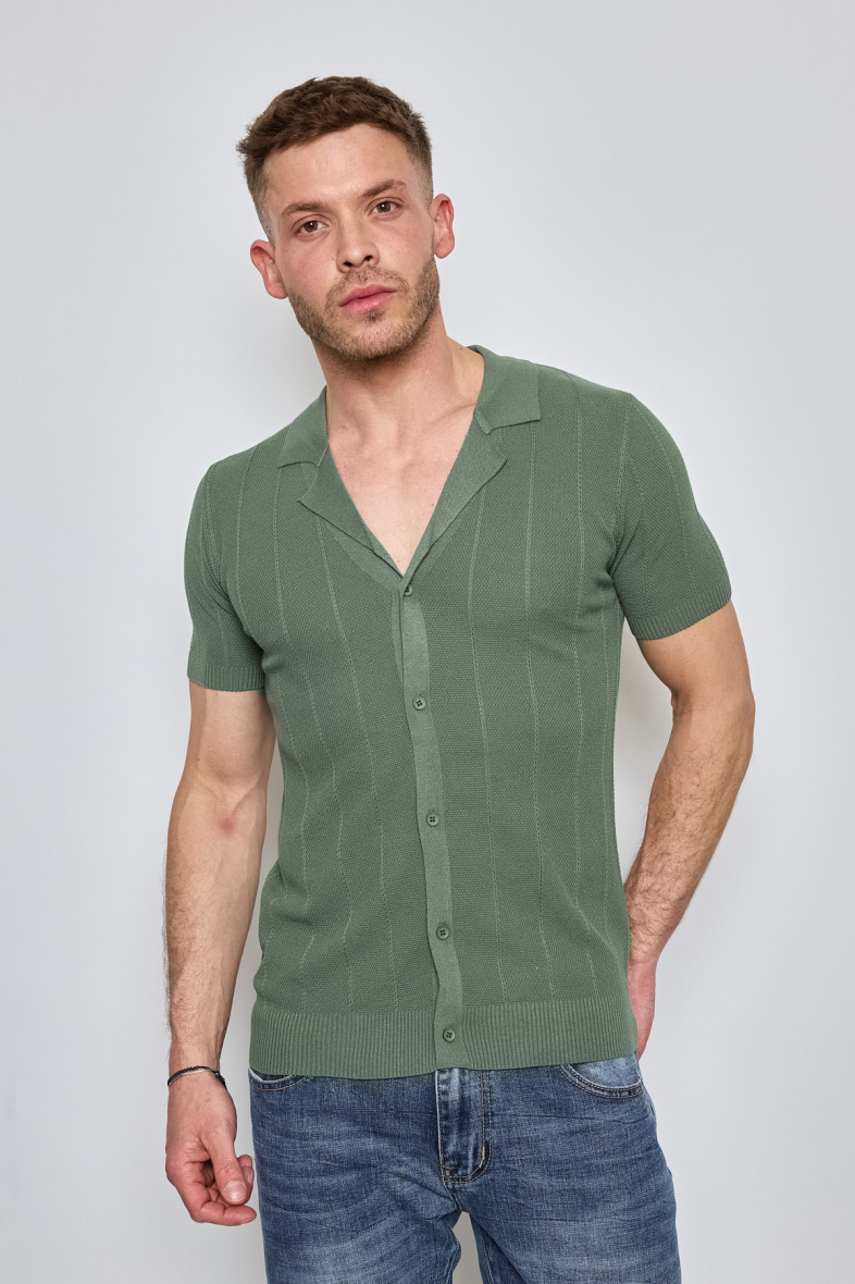 Grossista Mentex Homme - Cardigan da uomo con scollo liscio