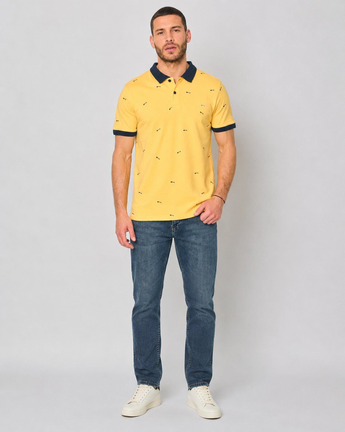 Grossista Mentex Homme - Polo Stampata da Uomo