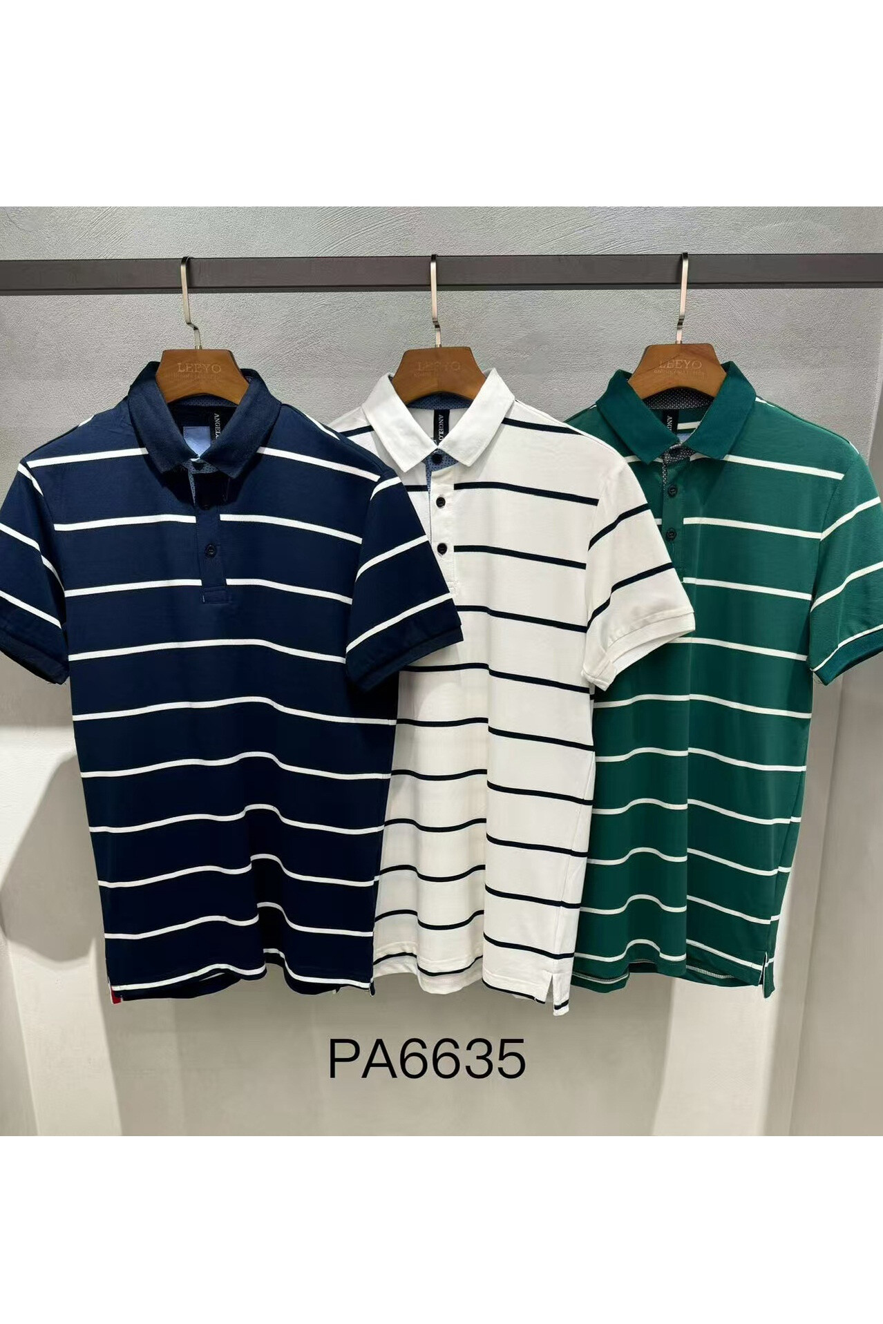 Grossista Mentex Homme - Polo maschile semplice effetto di tiro
