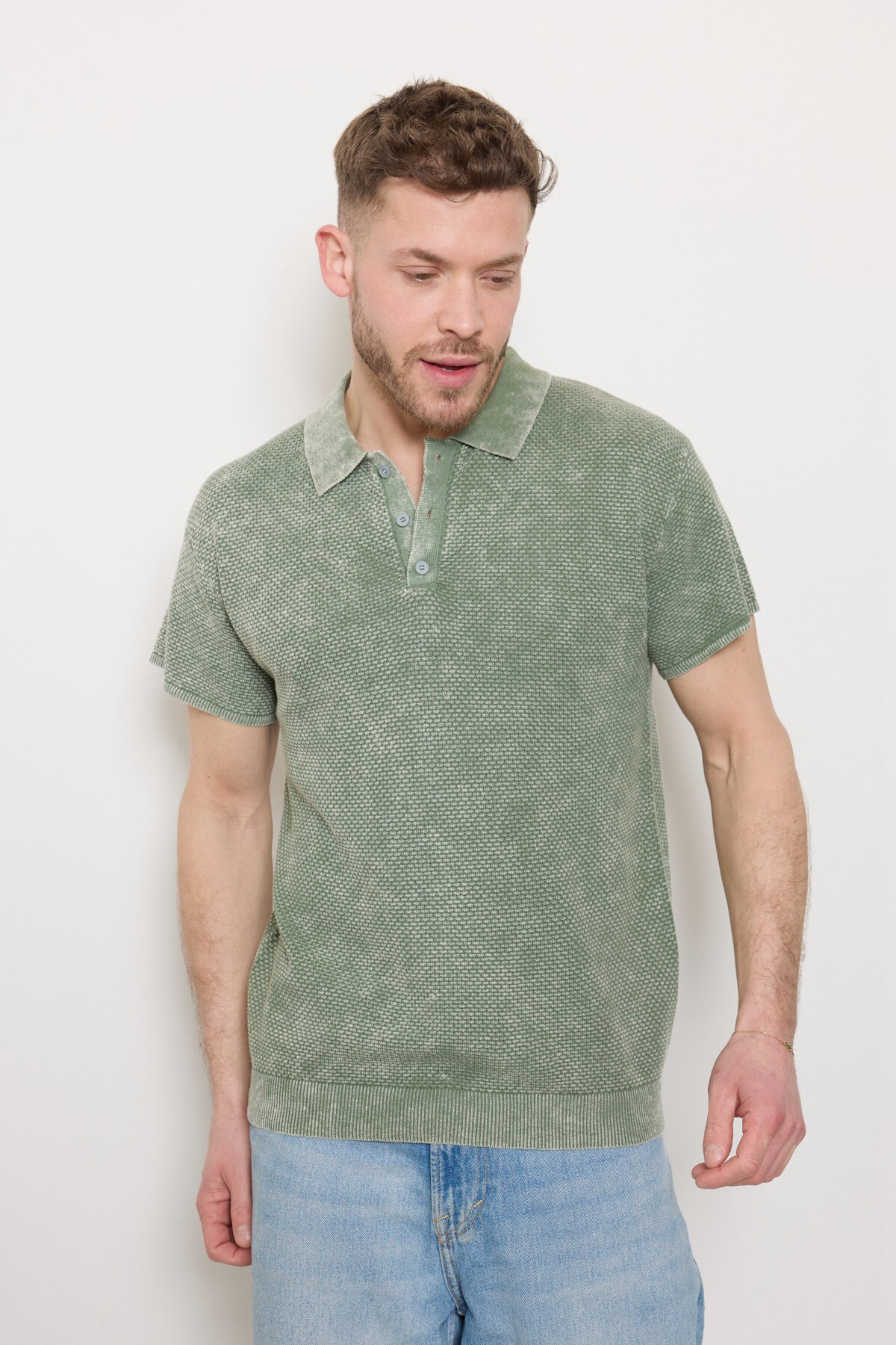 Wholesaler Mentex Homme - Polo united man Displave buttons