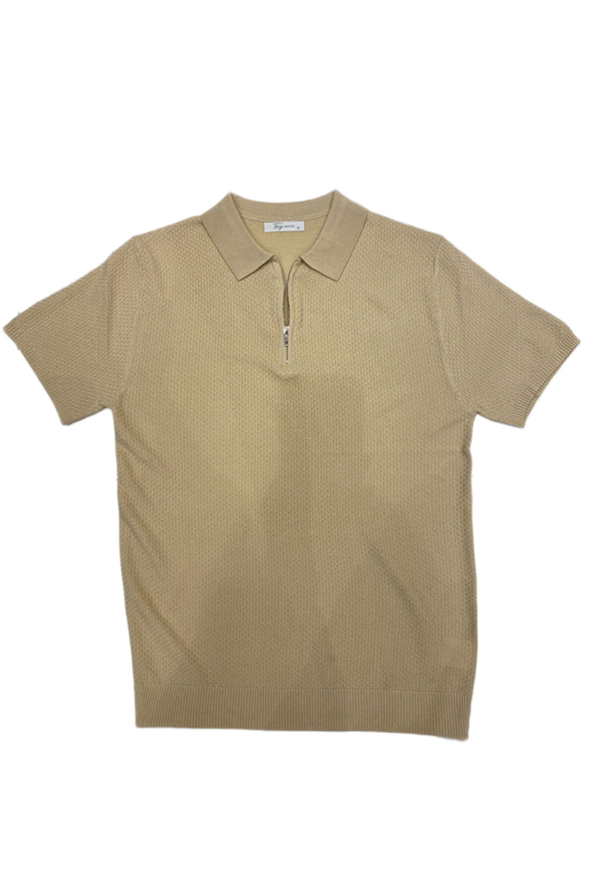 Wholesaler Mentex Homme - Men's mesh effect zip polo