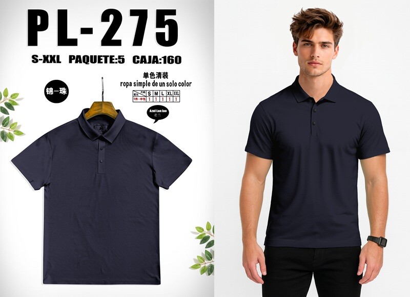 Grossiste Mentex Homme - Polo uni homme à matière respirante très confortable pour l'été